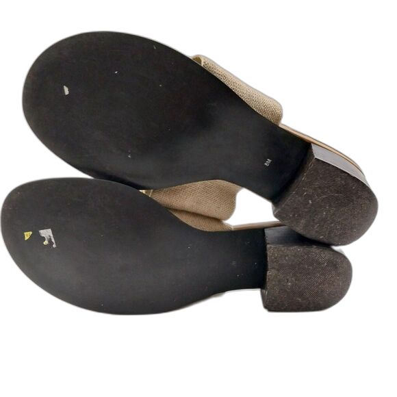 Karen Scott Sandals 8 Medium Tan And Brown #S005 - Picture 7 of 8